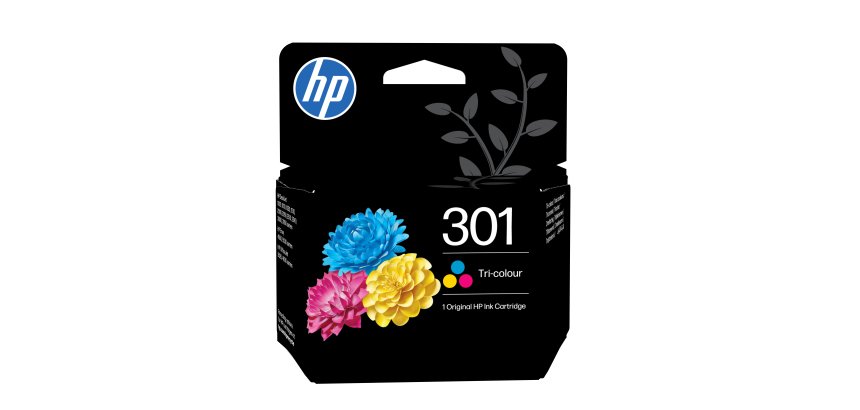Cartouche d'encre Hp HP 301 Cartouche d'Encre Trois Couleurs Authentique (CH562EE)