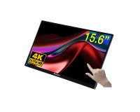 Verbatim 32238 pantalla para PC 39,6 cm (15.6") 3840 x 2160 Pixeles 4K Ultra HD LCD Pantalla táctil Negro