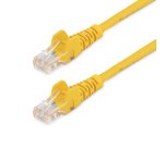 StarTech.com Câble réseau Cat5e UTP sans crochet de 1 m - Cordon Ethernet RJ45 anti-accroc - M/M - Jaune