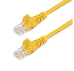 StarTech.com Cable de Red de 10m Amarillo Cat5e Ethernet RJ45 sin Enganches