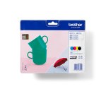 Brother LC227XLVALBP Pack de 4 Cartuchos negro + tricolor de Alta capacidad (1200 páginas)