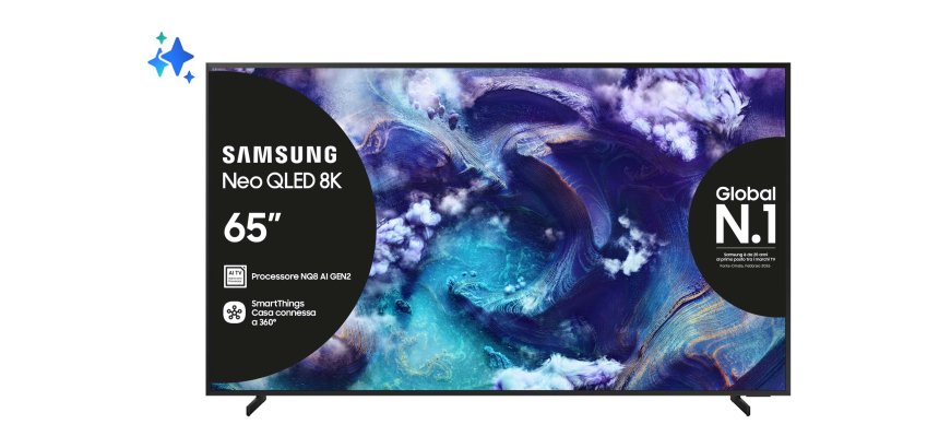 Samsung QE65QN900FT 165.1 cm (65") 8K Ultra HD Smart TV Wi-Fi Black