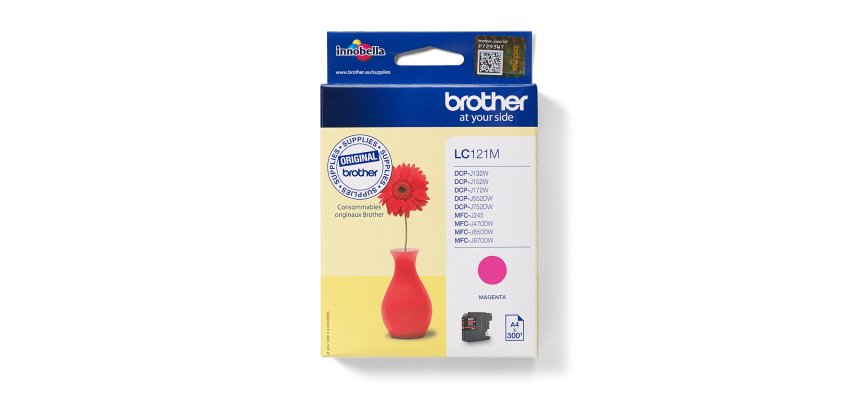 Brother LC121M - Cartouche d'encre originale – Magenta