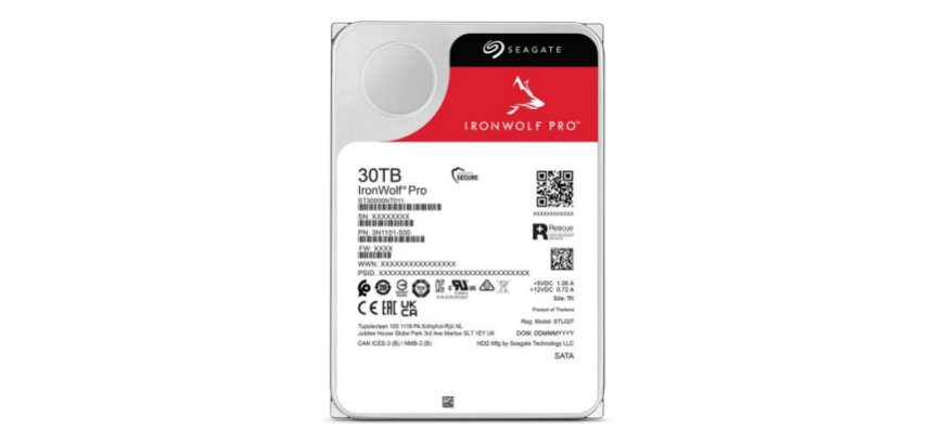 Seagate IronWolf Pro ST30000NT011 disque dur 30 To 7200 tr/min 512 Mo 3.5" Série ATA III