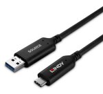Lindy Câble hybride USB 3.2 5Gbit/s Type A vers C 10 m