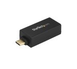 StarTech.com USB-C auf Gigabit Netzwerk Adapter - USB 3.0/USB 3.1 Typ-C 1Gbit/s NIC/Netzwerkadapter - USB-C/TB3 auf 1GbE RJ45/LAN - Windows, MacOS, Chromebook kompatibel - Schwarz