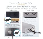 StarTech.com Dual-Monitor USB4 Docking Station, Dual 4K 120Hz or Single 8K 60Hz HDMI, 100W Laptop Charging, 2.5GbE, USB-C Multi-Monitor Dock, Driverless