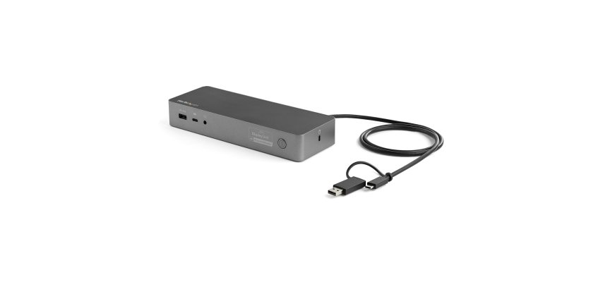 StarTech.com Dual 4K Universal Laptop Dockingstation - USB-C / USB 3.0 - 100W PD