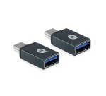 Conceptronic DONN USB-C to USB-A OTG Adapter 2-Pack