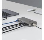 StarTech.com Station d'Accueil USB4, Double Sortie 4K Sans Pilote pour macOS et Windows, Station d'Accueil USB-C Universelle avec Chargeur d'Ordinateur Portable de 100W et 2,5GbE