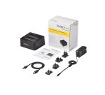 StarTech.com Dock pour Disques Durs USB 3.2 à SATA à 2 Baies, Station d'Accueil pour Disques Durs USB 10 Gbps, Dock pour HDD/SSD externes 2,5/3,5" SATA I/II/III, Baie pour Disque Dur Remplaçable à Chaud