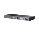 TP-Link ES228GP commutateur réseau Géré L2 Gigabit Ethernet (10/100/1000) Connexion Ethernet, supportant l'alimentation via ce port (PoE) Noir