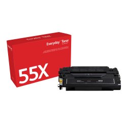 Toner Everyday™ Noir de Xerox compatible avec HP 55X (CE255X), Grande capacité