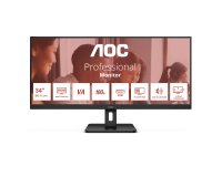 AOC U34E2M pantalla para PC 86,4 cm (34") 3440 x 1440 Pixeles Wide Quad HD Negro