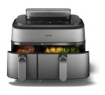 Philips 5000 series NA555/00 fryer Double 9 L Stand-alone 2750 W Hot air fryer Silver