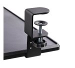 StarTech.com Support Clavier Coulissant Sous Bureau - Support Clavier Ergonomique à Pince en C - Tiroir Clavier Coulissant, Jusqu'à 12kg - Tablette Coulissante, Clavier et Souris - Porte Clavier (100/120 ou 140mm)