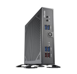 Shuttle XPC slim Barebone DS50U3, Intel i3-1315U, 2x LAN (1x 2.5Gbit ,1x 1Gbit), 1xCOM,1xHDMI,1xDP, 1x VGA, fanless, fonctionnement permanent 24/7