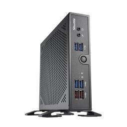 Shuttle XPC slim Barebone DS50U3, Intel i3-1315U, 2x LAN (1x 2.5Gbit ,1x 1Gbit), 1xCOM,1xHDMI,1xDP, 1x VGA, fanless, fonctionnement permanent 24/7