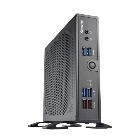 Shuttle XPC slim Barebone DS50U7, i7-1355U, 2x LAN (1x 2.5Gbit ,1x 1Gbit), 1xCOM,1xHDMI,1xDP, 1x VGA, fanless, fonctionnement permanent 24/7