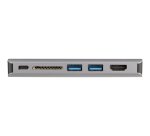 StarTech.com USB-C Multiport Adapter - USB-C Travel Dock met 4K HDMI of 1080p VGA - 3x USB 3.0 Hub, SD, GbE, Audio, 100W PD Pass-Through - Mini Docking Station voor Laptop/Tablet