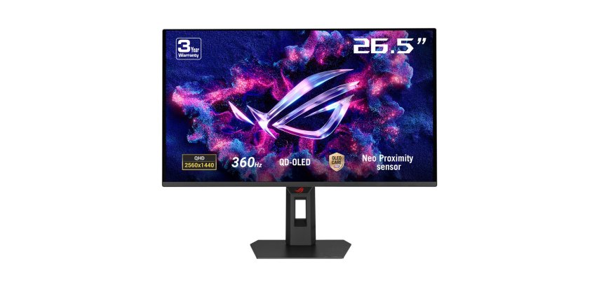 ASUS ROG Strix OLED XG27AQDNG Monitor PC 67,3 cm (26.5") 2560 x 1440 Pixel Quad HD QD-OLED Nero