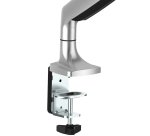 StarTech.com Desk Mount Monitor Arm - Heavy Duty Ergonomic VESA Monitor Arm - Single 32" (19.8lb/9kg) Display - Full Motion, Height Adjustable, Articulating - Aluminum - C-Clamp/Grommet - Silver
