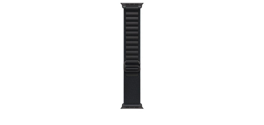 Apple MG9J4ZM/A accessoire intelligent à porter sur soi Bande Noir Titane, Polyester, Spandex