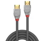 HDMI tipo A (Estándar) cable Lindy 37870, 0,5 m 18 Gbit/s, Negro, Plata