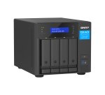 QNAP TVS-H474 NAS Tower Intel® Pentium® G7400 8 Go DDR4 0 To QuTS hero Noir