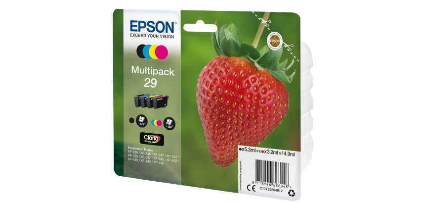 Epson Strawberry Multipack 4-colours 29 Claria Home Ink