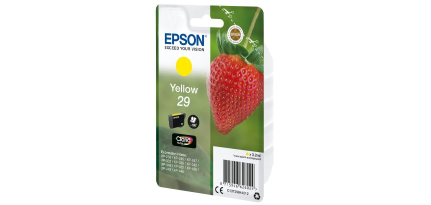 Epson Strawberry Singlepack Yellow 29 Claria Home Ink
