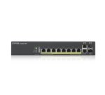 Zyxel GS2220-10HP-EU0101F commutateur réseau Géré L2 Gigabit Ethernet (10/100/1000) Connexion Ethernet, supportant l'alimentation via ce port (PoE) Noir