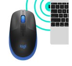 Logitech M190 - Maus - Blau