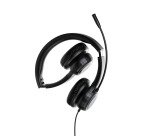 Acer AHW154 Auriculares Alámbrico De mano Oficina/Centro de llamadas USB tipo A Negro