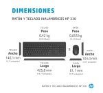 HP Combinación de teclado y ratón inalámbricos 330