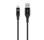 Celly USBLIGHTCOLORBK lightning cable 1 m Black