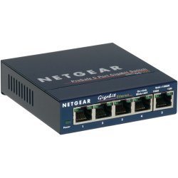 Commutateur réseau non géré Gigabit Ethernet (10/100/1000) NETGEAR GS105 bleu