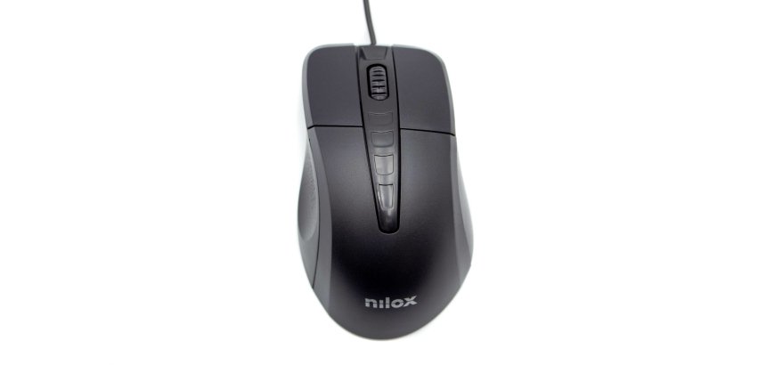 Nilox MOUSB1001 mouse Office Right-hand Optical 1000 DPI
