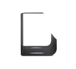 StarTech.com Lot de 2 Bacs de Gestion des Câbles sous Bureau, Longueur 106cm (53cm par Plateau), Organiseur de Câbles Métallique à Fentes, Installation par Vis, Support pour Multiprise, Noir, TAA