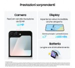 Samsung Galaxy Z Flip7 FE Smartphone AI, RAM 8GB, 256GB, Display 3,4" Super AMOLED/6,7" Dynamic AMOLED 2X, Fotocamera 50MP, Black