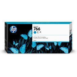 HP 766 Cartouche d'encre DesignJet, cyan, 300 ml