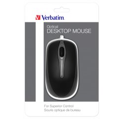 Verbatim 49019 Maus Beidhändig USB Typ-A Optisch 1000 DPI