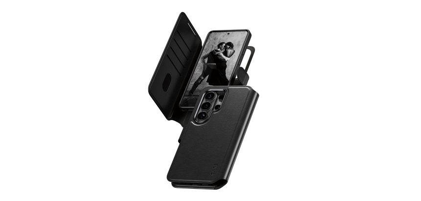 PanzerGlass CARE™ by ® Tango 2-in-1 Wallet Case w. Qi Samsung Galaxy S26 Ultra protective phone case Transparent Cover