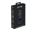 Celly TRAINERTHERMOBK Relojes inteligentes y deportivos 2,44 cm (0.96") LCD Digital Negro