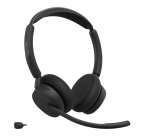 Jabra Evolve3 45 Wireless Headset Headband Office/Call Center USB Type-C Bluetooth Black