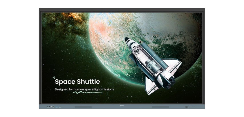BenQ RE7504 Écran plat interactif 190,5 cm (75") 450 cd/m² 4K Ultra HD Noir, Gris Écran tactile Intégré dans le processeur Android