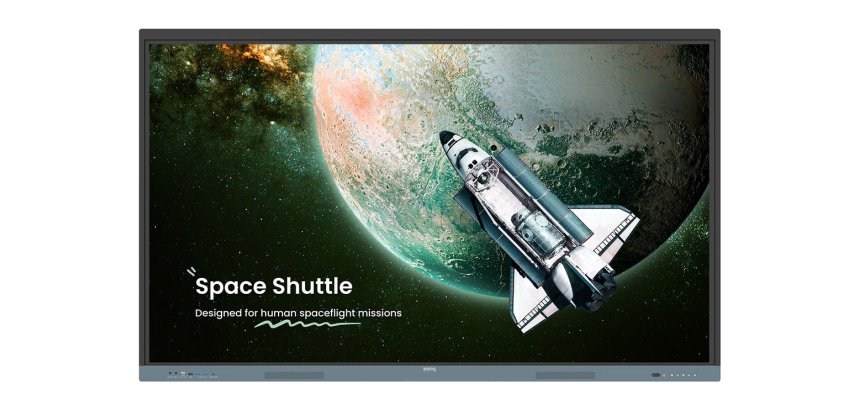 BenQ RE7504 Écran plat interactif 190,5 cm (75") 450 cd/m² 4K Ultra HD Noir, Gris Écran tactile Intégré dans le processeur Android