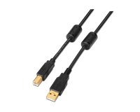 AISENS A101-0009 cable USB USB 2.0 2 m USB A USB B Negro