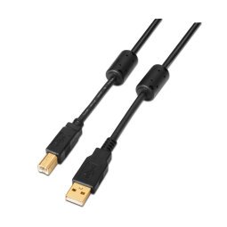 AISENS A101-0009 cable USB USB 2.0 2 m USB A USB B Negro