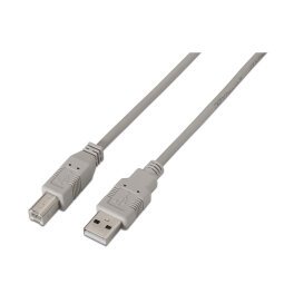 AISENS A101-0002 cable USB USB 2.0 1,8 m USB A USB B Beige